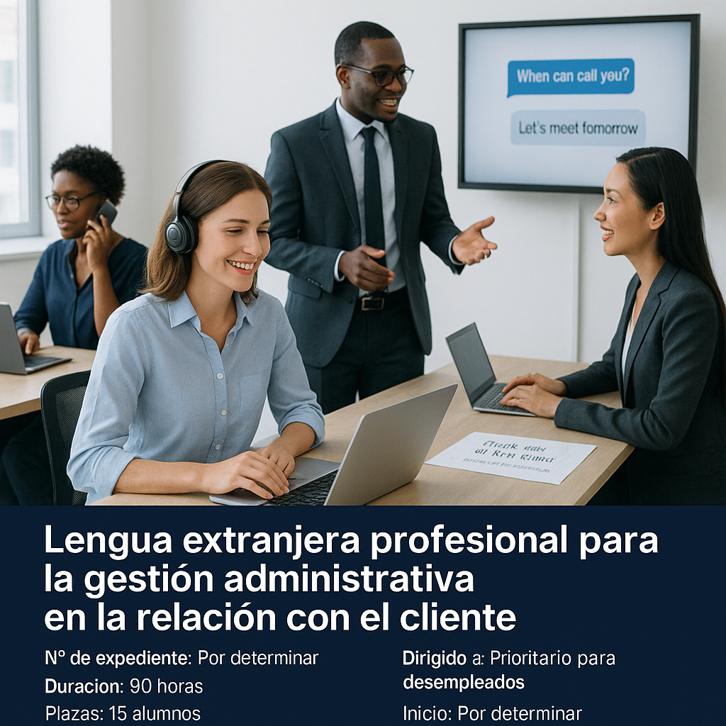 Inglés atención al cliente